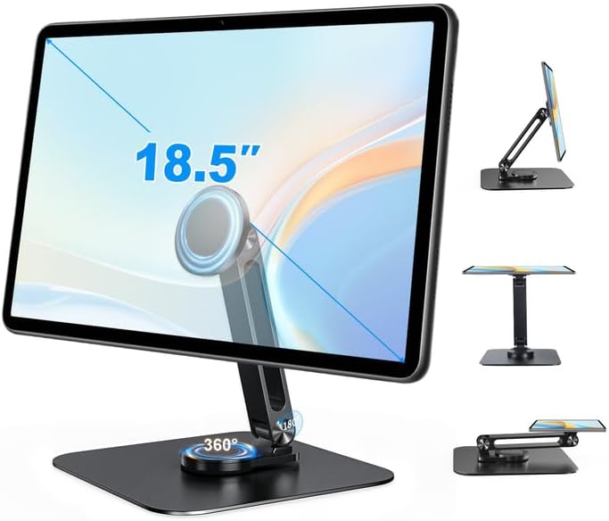 Adjustable Magnetic Stand Holder for 10-18.5 Inch Monitors