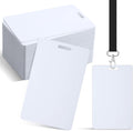 Tinlade 1000 Pcs White CR80 PVC Cards for Business Use