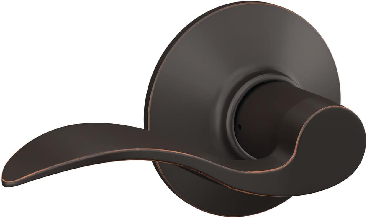 Schlage F10 V ACC 716 Accent Door Lever for Interior Use