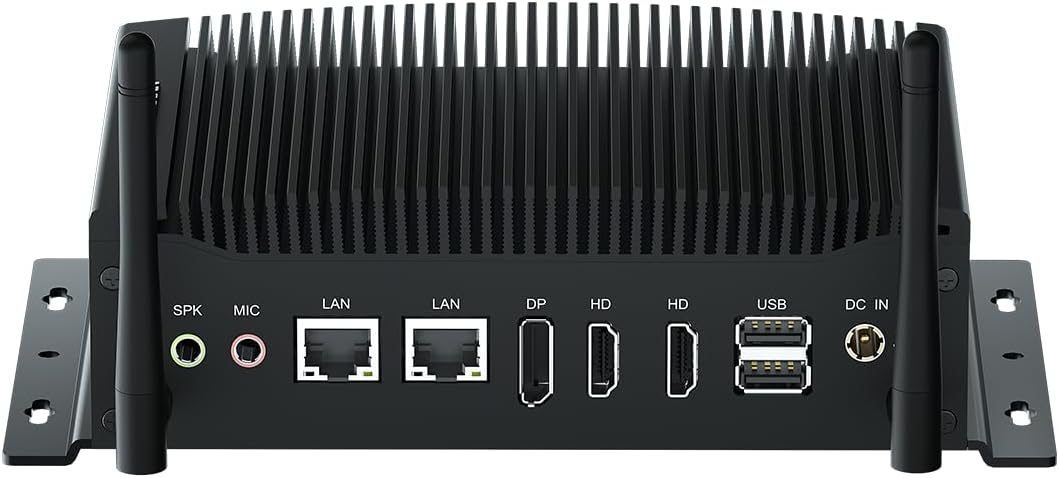 WEIDIAN Fanless Mini PC with Core i7-10810U for Ultimate Performance