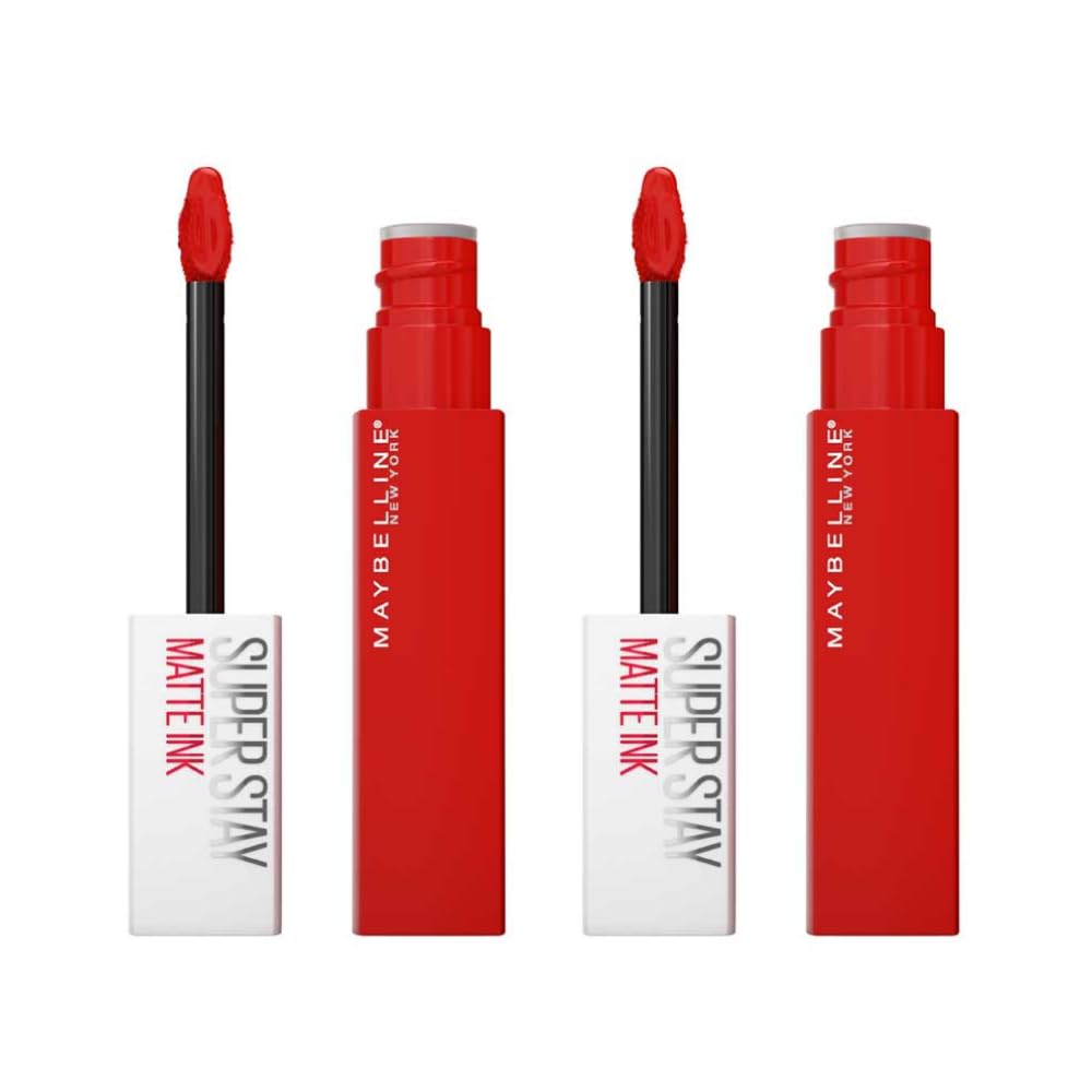 Maybelline SuperStay Matte Ink Liquid Lipstick Pack of 2 Review