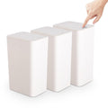 TrashAid 3 Pack Bathroom Trash Can with Lid - Slim 2.6 Gal