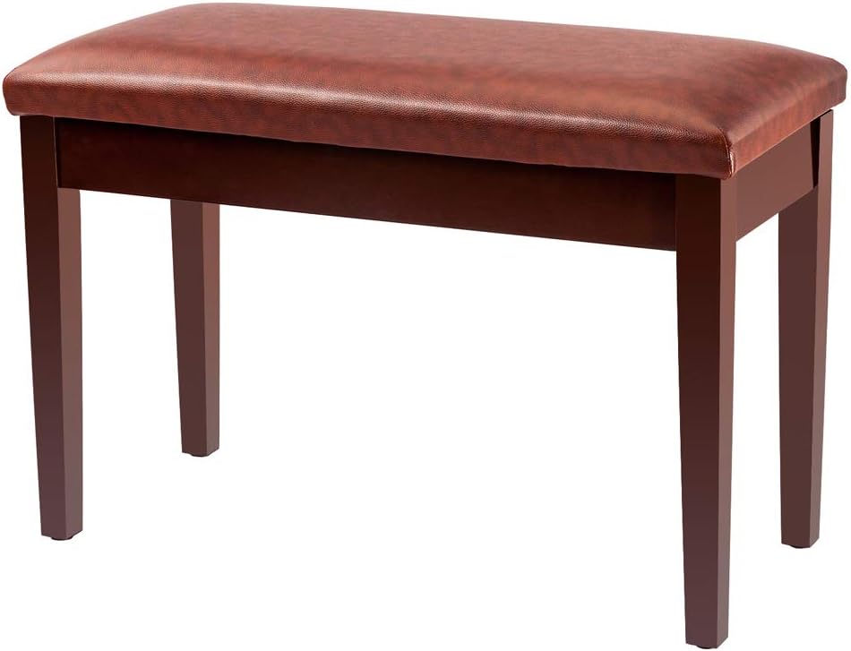 Bonnlo Duet Piano Bench with Storage and Thick Cushion Comfort