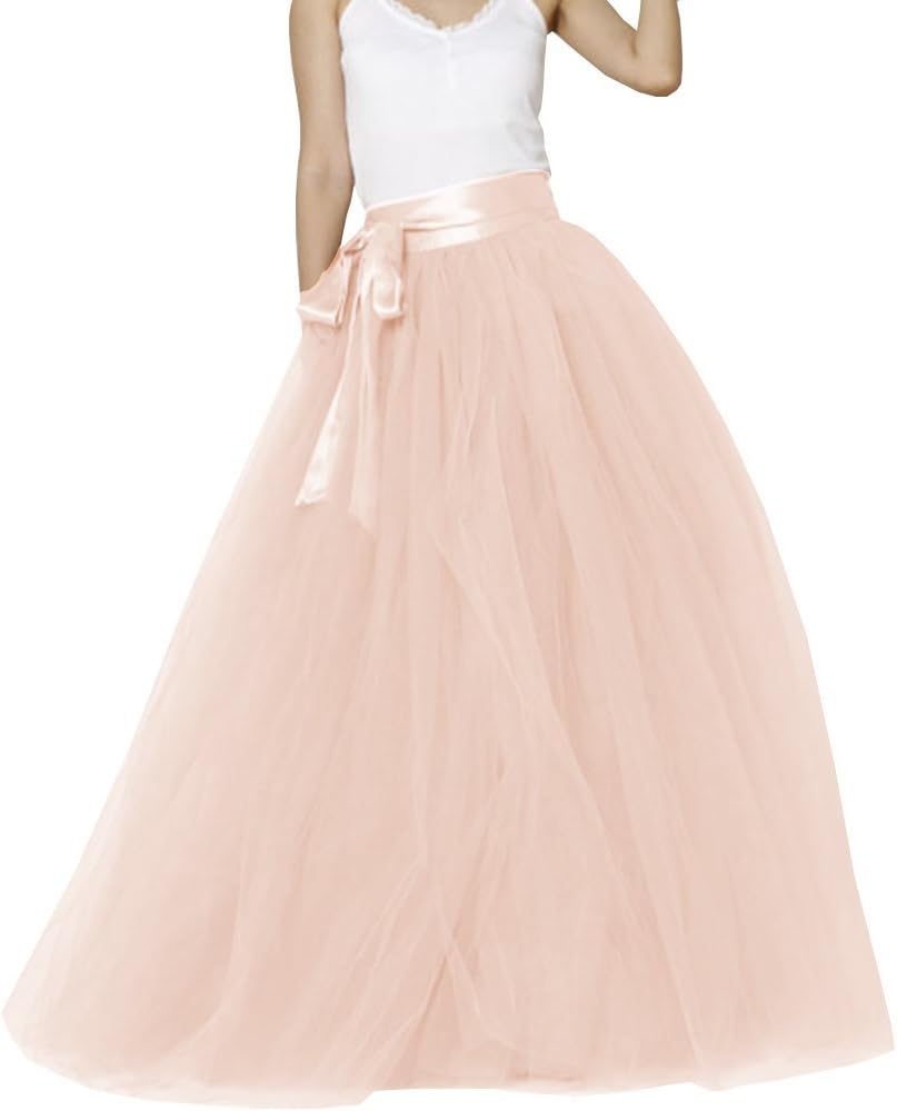 EllieHouse Womens Long Tutu Skirt for Parties and Events