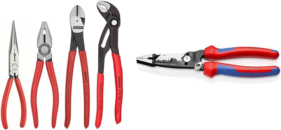 KNIPEX Cobra Combination Pliers and Wire Stripper Tool Set Review