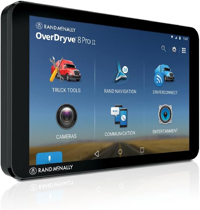 Rand McNally OverDryve 8 Pro II Truck GPS with Dash Cam