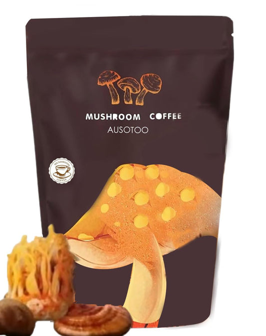 Organic Mushroom Coffee Boost | Energy, Focus, Immunity | Cordyceps, Lions Mane