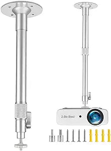 2-Be-Best Upgraded Long Projector Mount for Ceiling and Wall