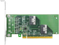 LRNV9F14 PCIe x16 to Two SlimSAS SFF-8654 8i Adapter - NVMe Bifurcate
