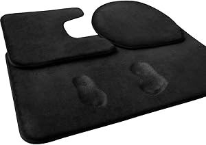 FEELSO Memory Foam Bath Mat Set for Ultimate Comfort and Safety