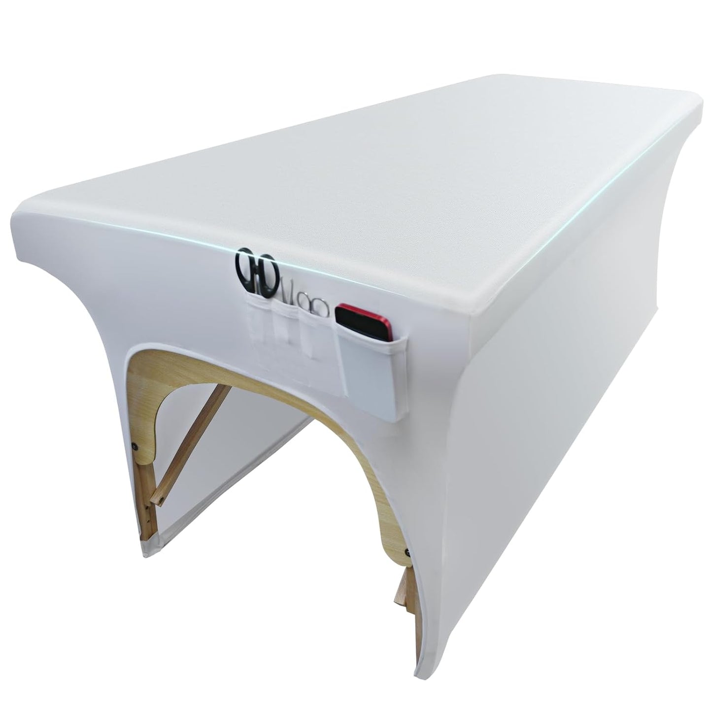 Waterproof White Lash Bed Cover for Massage and Spa Tables