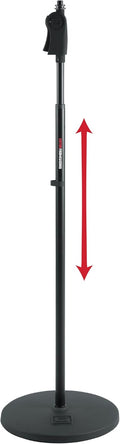 Gator Frameworks Microphone Stand with 12in Weighted Base - Stable
