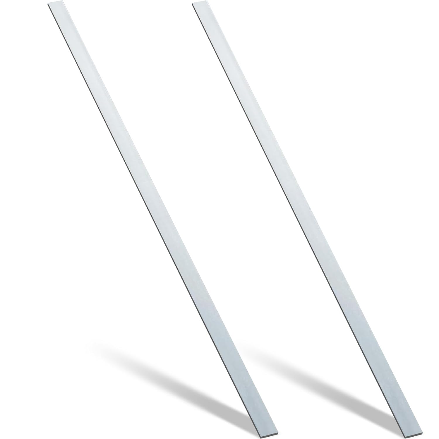 2 Pcs 304 Stainless Steel Flat Bar for DIY Craft Projects