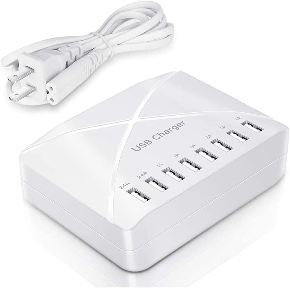 Portable 8-Port USB Charging Hub