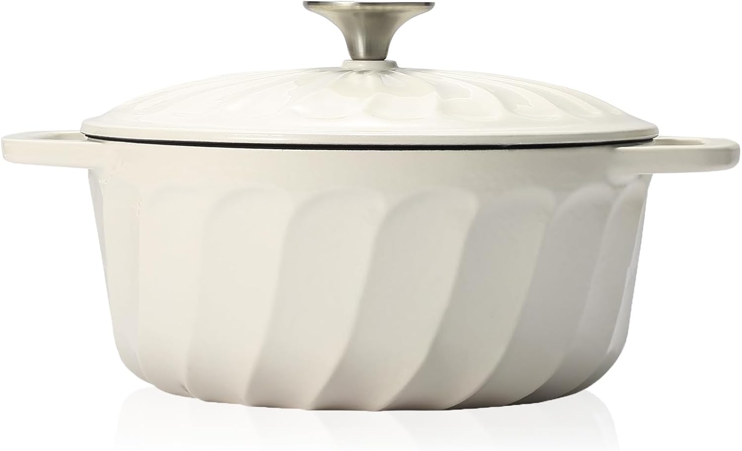Enameled Cast Iron Dutch Oven for Cooking and Baking Needs