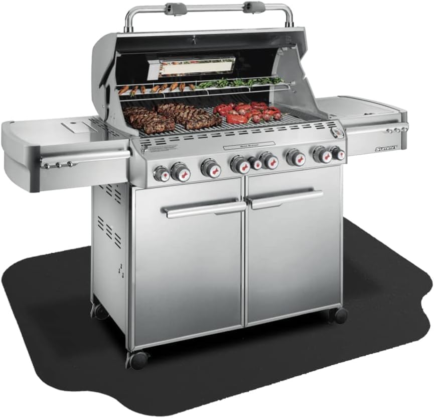 RESILIA Large Under Grill Mat for Outdoor Floor Protection