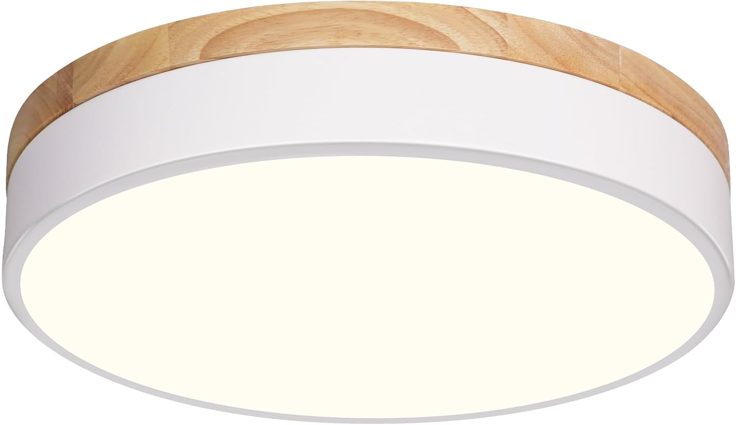 Dimmable Modern Wood Ceiling Light for Home and Office Use