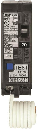 Siemens QA120AFCP 20-Amp Combination AFCI Breaker - Reliable Arc