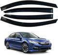 Window Visors Rain Guards for Honda Accord 2008-2017 - Vent Shades