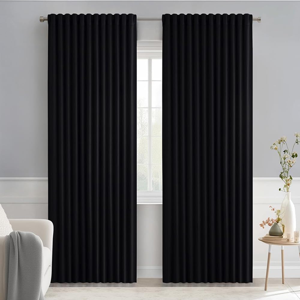 MIULEE Blackout Curtains 84 Inch Length for Modern Homes