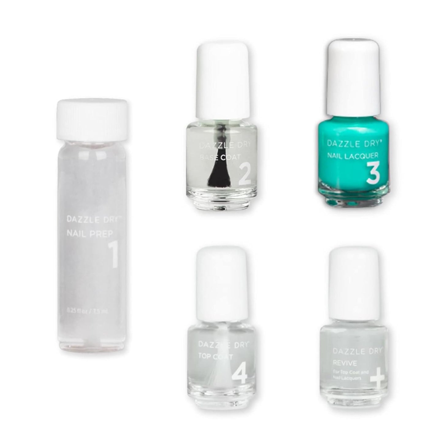 Dazzle Dry Mini Kit 4 Step System for Perfect Manicures