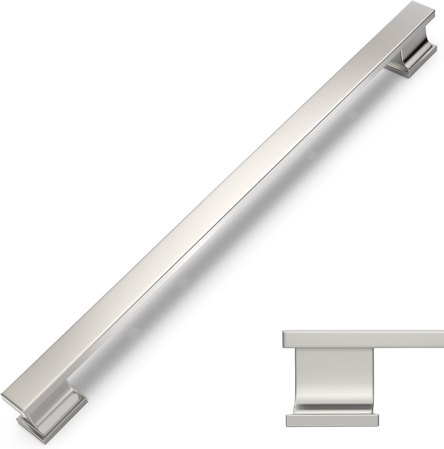 Brushed Satin Nickel Cabinet Handles for Kitchen Cabinets