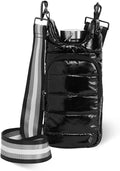 WanderFull HydroBag Quilted Matte Black Crossbody - Hands-Free