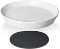 15 in Plant Saucer Tray - Deep Glazed Ceramic Drip Tray