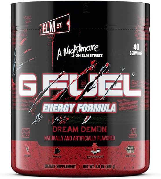 G Fuel Nightmare On Elm Street Energy Drink Powder for Gaming