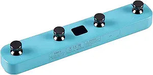 Wireless Footswitch Controller for Guitar with Built-in Battery