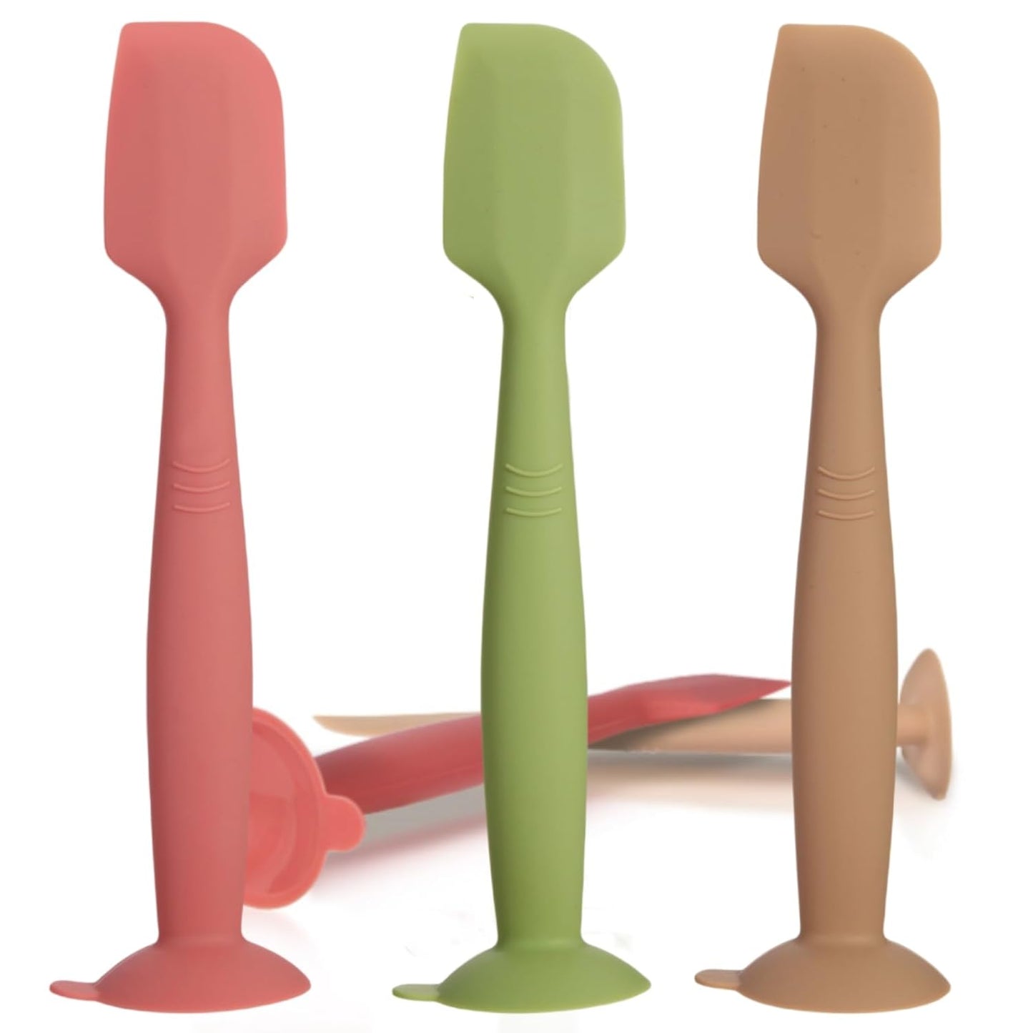 3-Pack Silicone Diaper Cream Spatulas - Mess-Free Application!