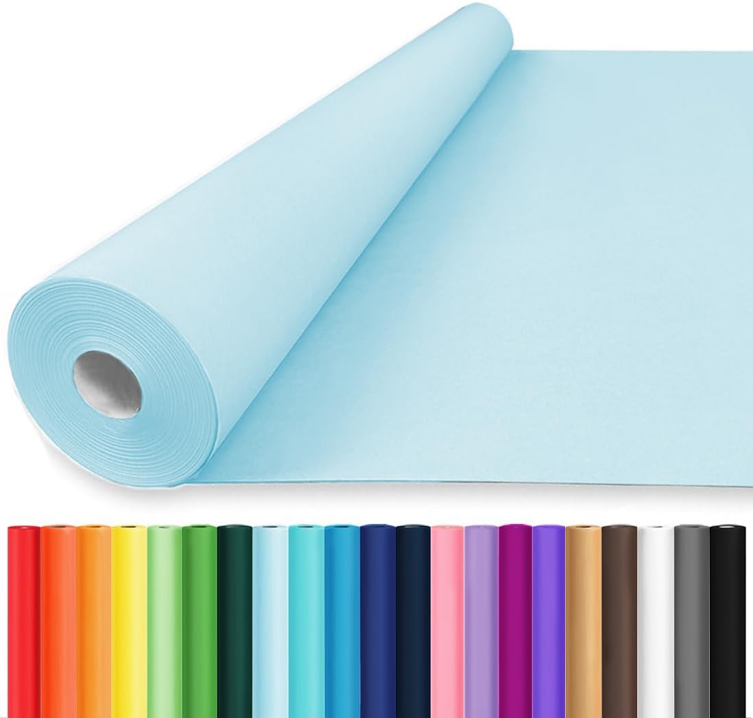 Sky Blue Wrapping Paper Roll for Creative Gift Wrapping Needs