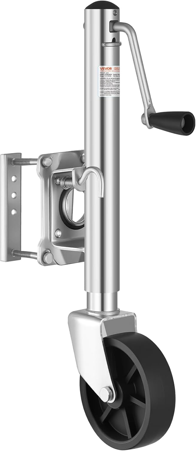 VEVOR Trailer Jack with Wheel for Heavy Duty Lifting Tasks