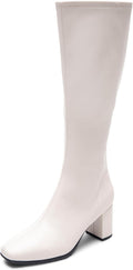 Micah Knee High Boots - Comfortable Block Heel Knee Boots