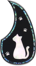 Acoustic Guitar Pickguard - Scratch Guard Plate, Various Colors, Cool Gift (Cat)!