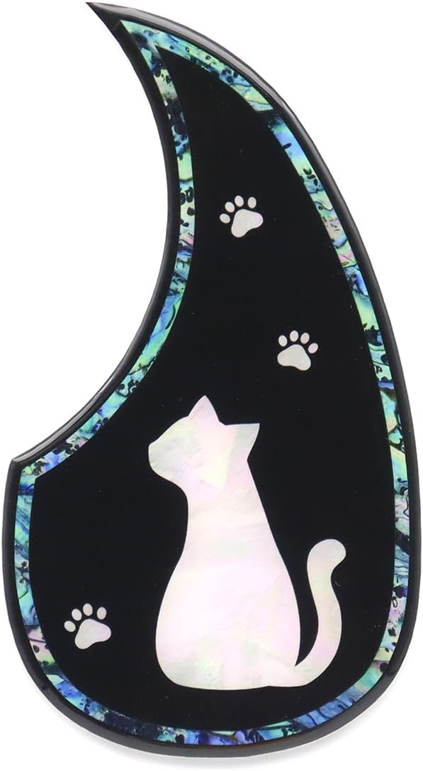 Acoustic Guitar Pickguard - Scratch Guard Plate, Various Colors, Cool Gift (Cat)!