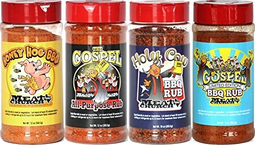 Meat Church Holy Rub & Seasoning Sampler for Flavorful BBQ