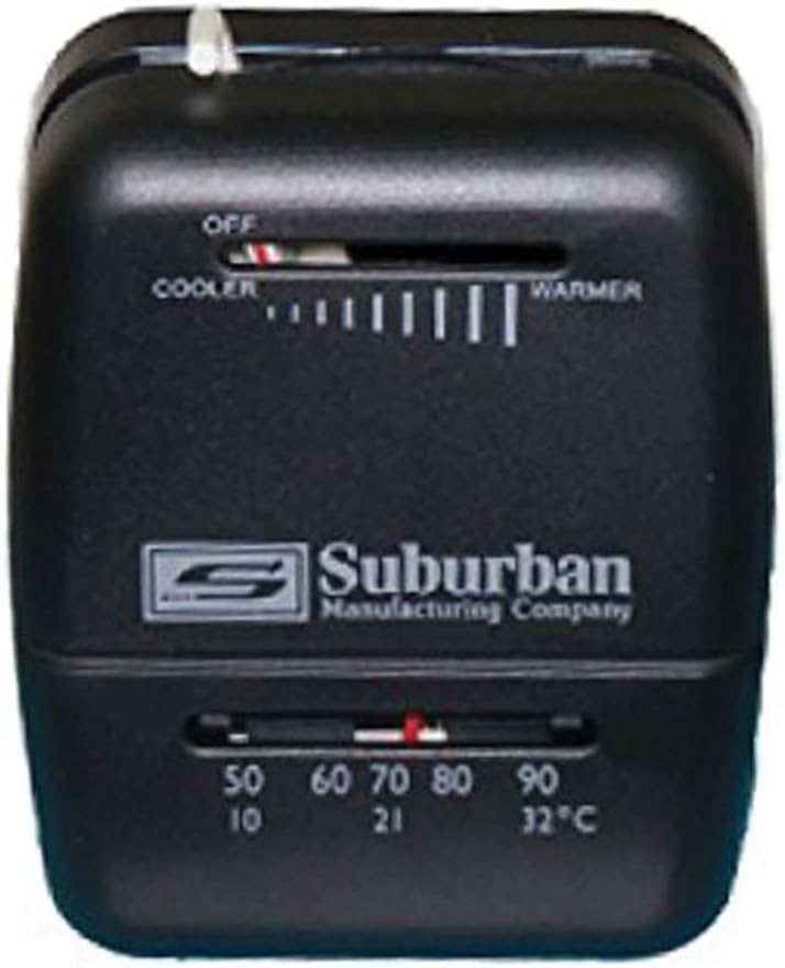 Chevrolet 161210 Wall Thermostat - Black | Energy-Efficient Control