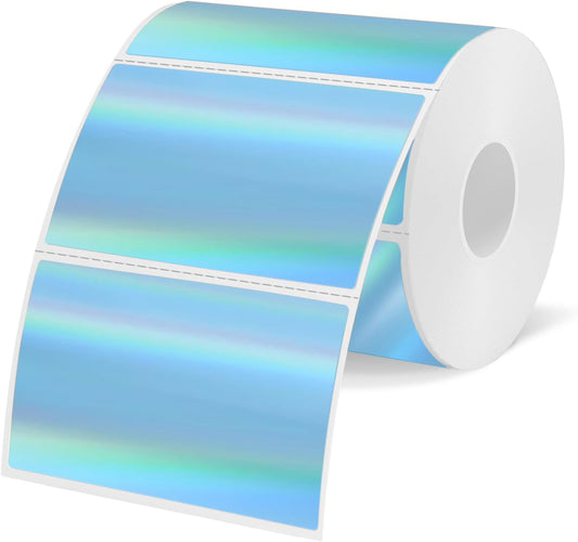 Rainbow Glitter Thermal Labels - Sparkle up Your Branding!