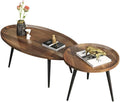 Walnut Nesting Side Tables - MCM Design