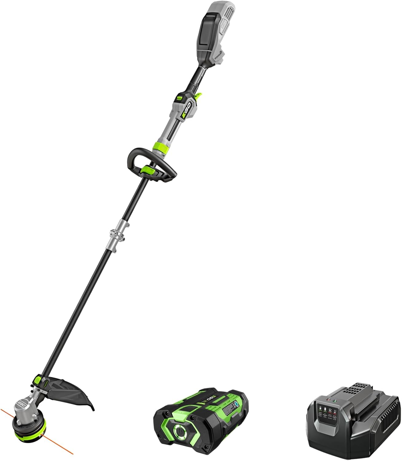 EGO POWER+ 16 Inch Battery Powered String Trimmer for Weeds