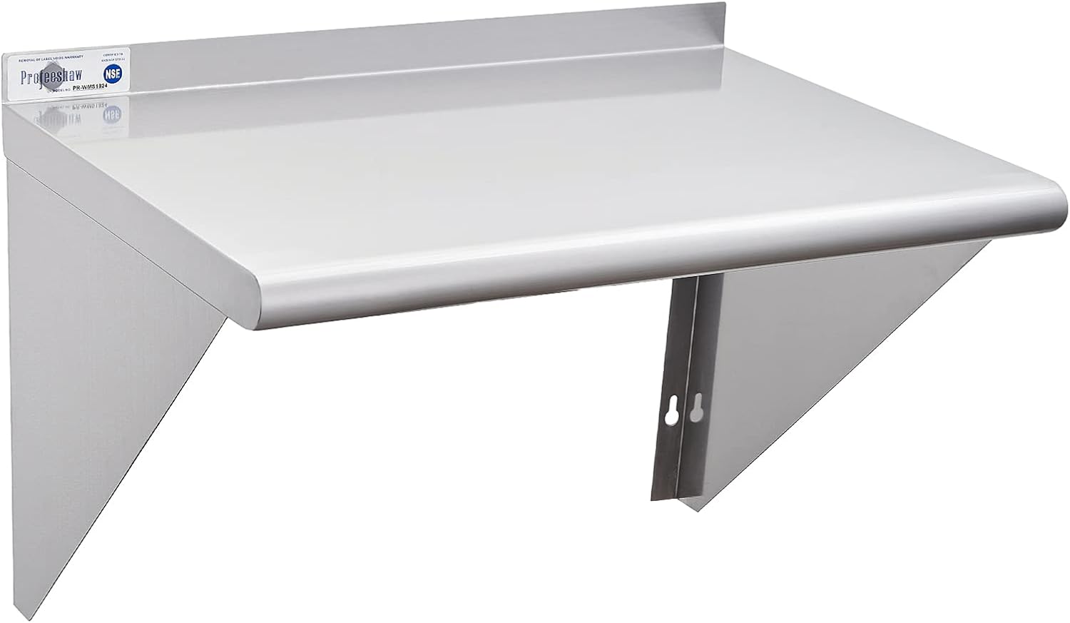 Profeeshaw NSF Stainless Steel Wall Mounted Shelf 18x24 for Kitchen