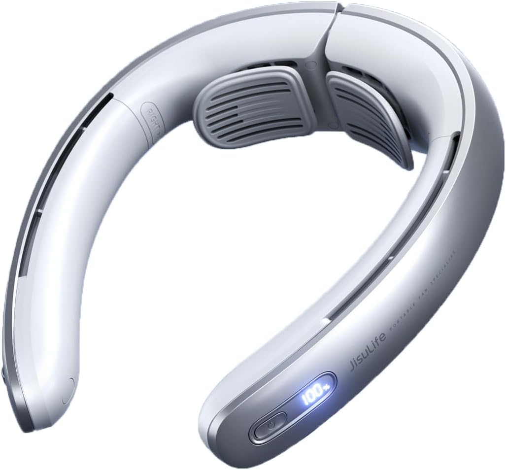 100 Speeds Wearable Neck Fan | Hands-Free Cooling