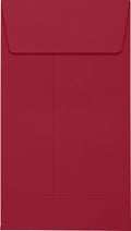 #5 1/2 Coin Envelopes 3 1/8 x 5 1/2 Garnet Red - Secure Peel & Press