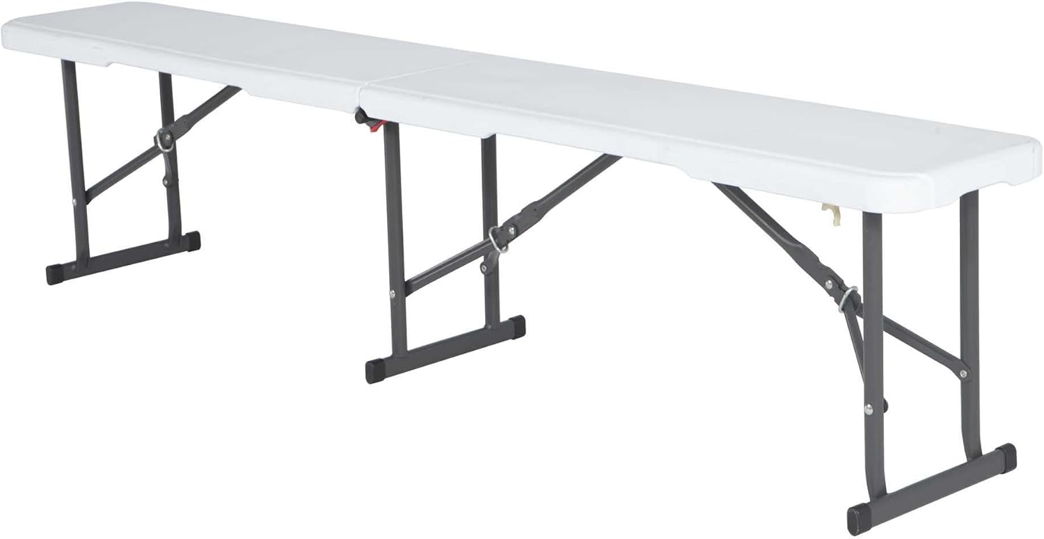 Lifetime Portable Folding Bench for Indoor and Outdoor Use