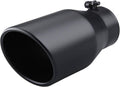 4 in inlet 6 in outlet 12 in Tailtip Exhaust - Rolled Angle Polished