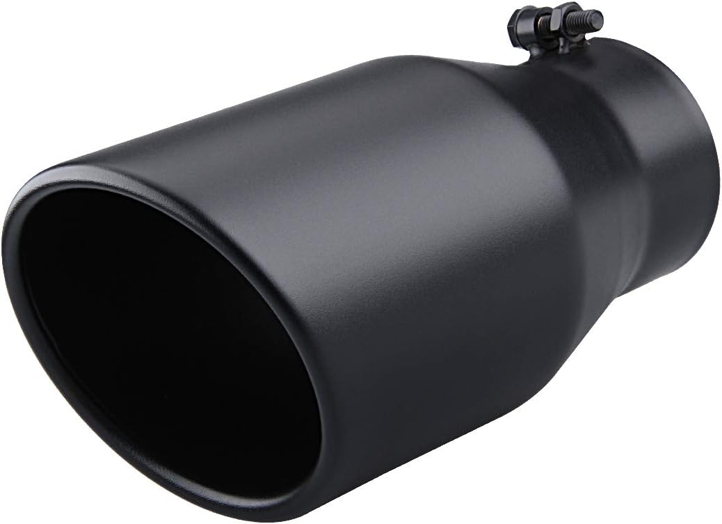 LCGP 4in Inlet Diesel Exhaust Tip with Rolled Angle Design
