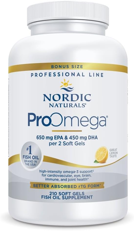 Nordic Naturals ProOmega Fish Oil for Heart and Brain Health