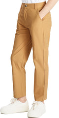 Boys Stretch Golf Pants Slim Fit - Elastic Waistband Comfort