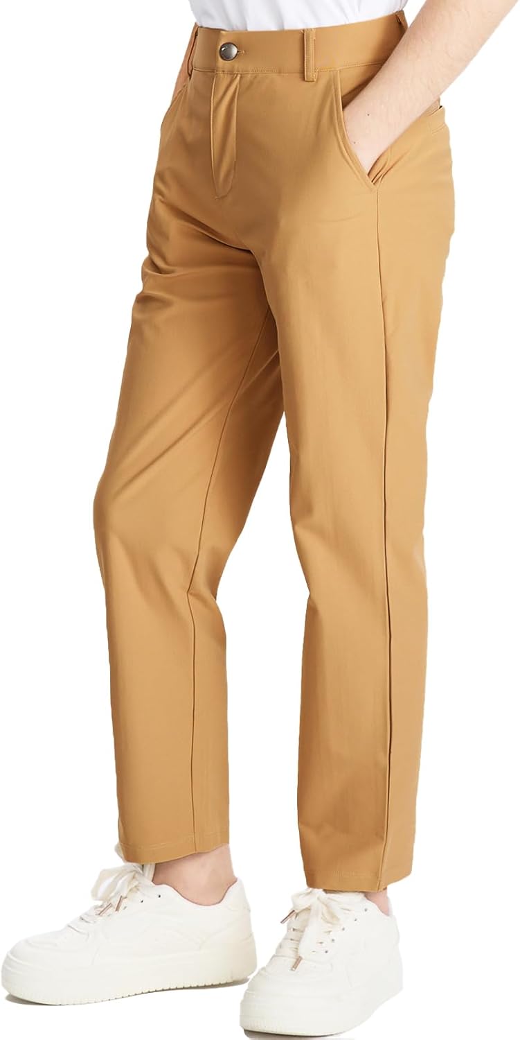 DEVOROPA Youth Boys Golf Pants for School and Casual Wear